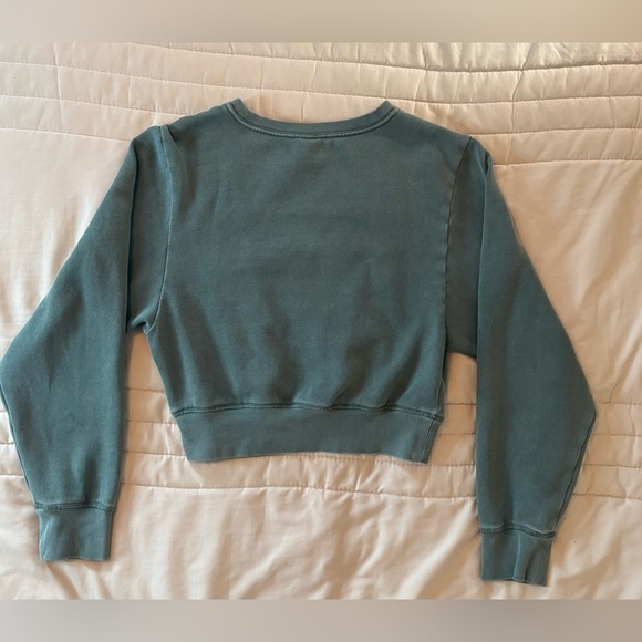 PINK Victoria's Secret Green Sweatshirt - Picture 3 of 9